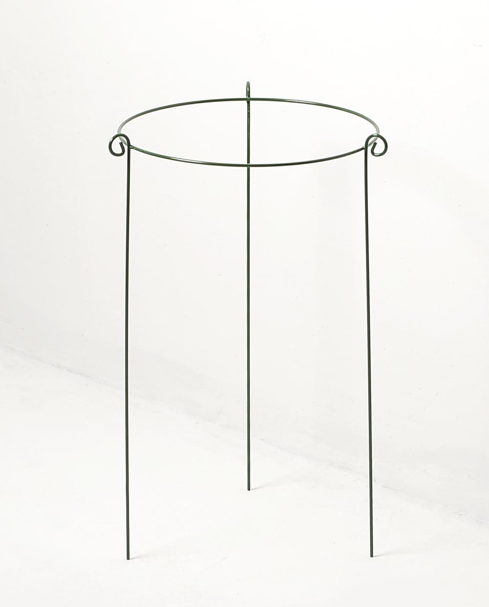 Circular support small green skandi design